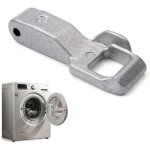 Crochet de porte pour lave - linge - jozsi - compatible lg - acier inoxydable - 45x15x9 mm - installation ...