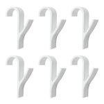 Crochets porte - serviettes - haute qualit - 10 pices - blanc - pour radiateur chauffant - plastique ...
