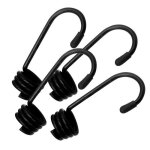 Crochets pour tendeur ou sandow - lot de 4 8 mm noir