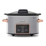 Mijoteuse - crock - pot - 35 l - argent et cuivre - programmable - temprature variable