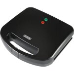 Appareil à croque - monsieur - bourgini - xxl - noir - 800 w - plaques anti - adhésives Appareil à croque - monsieur - bourgini - xxl - noir - 800 w - plaques anti - adhésives