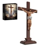 Crucifixion de j�sus ? kit de construction compatible lego� ? 588 pi�ces ? objet de collection religieux ...