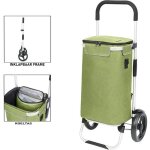 Cruiser allround - chariot de courses pliable 41 ltr avec compartiment isotherme - sac de courses amovible ...