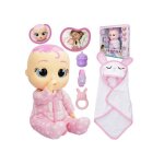 Cry babies b�b� qui pleure newborn coney poup�e + accessoires interactive grande 30 cm larmes et sons ...