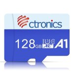 Carte micro sd - ctronics - 128 go - compatible camras de scurit - format microsd - couleur blanc