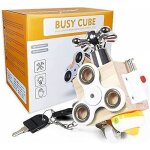Cubes dactivités pour bébés enfants jouets montessori 1 + an planche dactivités jouets de voyage Cubes dactivités pour bébés enfants jouets montessori 1 + an planche dactivités jouets de voyage