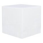 Cube lumineux / tabouret - lumisky - carry c40 - led multicolore dimmable - sans fil - recharge induction ...