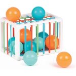 - cube de manipulation - jeu dencastrement pour bébé - 1 cube et 12 petites balles - dès 10 mois - cube de manipulation - jeu dencastrement pour bébé - 1 cube et 12 petites balles - dès 10 mois