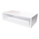 Cube de rangement bois longueur 100 cm - abc meubles - blanc - classique - intemporel - bureau