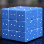 Cube rapide 3x3x3 avec effet relief 3d et braille puzzle magique jeux iq spcialement conus pour les ...