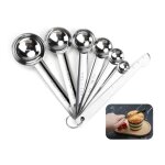 Cuill�res doseuses - inox - lot de 7 - mesures pr�cises - durable - facile � nettoyer