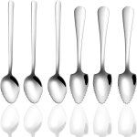 Cuill�re � fruits - inox - 6pcs - multifonctionnelle - ergonomique - facile � nettoyer