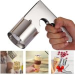 Cuillre  glace cylindrique en acier inoxydable 304 - louche - pelle  crme glace