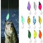 Cuillère de pêche - non spécifié - 10 pièces - métal - 2. 5g - couleurs variées Cuillère de pêche - non spécifié - 10 pièces - métal - 2. 5g - couleurs variées
