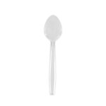 Cuill�res r�utilisables en plastique transparent 155 cm par 100
