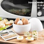 Cuiseur  oeufs pour micro - ondes avec livre de recettes boilegg innovagoods