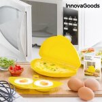 Cuiseur domelette - innovagoods - micro - ondes - pp sans bpa - accessoire ?ufs pochs - 21x12x5 cm