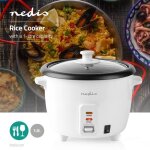 Cuiseur à riz 400 w - blanc - servez du riz moelleux et parfaitement cuit Cuiseur à riz 400 w - blanc - servez du riz moelleux et parfaitement cuit