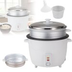 Cuiseur � riz 750 w ? 4 l ? cuve int�rieure antiadh�sive avec panier vapeur convient pour 1 � 2 personnes. ...