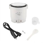 Cuiseur � riz �lectrique portable multifonction 12 v 100 w 1 l pour voitures (blanc)