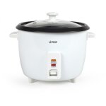 Cuiseur  riz livoo - 15l - panier aluminium - fonction maintien au chaud