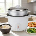 Cuiseur � riz multifonctionnel 3 en 1 - 4 l - cuisson cuisson � la vapeur et maintien au chaud - pot ...