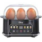 Cuiseur d?ufs �lectrique 6 - en - 1 - swapy - minuteur lcd - arr�t automatique - 6 ?ufs simultan�ment ...