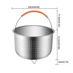 Cuiseurs vapeur304 acier inoxydable cuiseur à riz vapeur panier autocuiseur anti brûlure vapeur multi ... Cuiseurs vapeur304 acier inoxydable cuiseur à riz vapeur panier autocuiseur anti brûlure vapeur multi ...