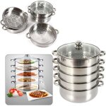 Cuiseur � vapeur en acier inoxydable � 5 niveaux cuiseur � vapeur cuiseur � vapeur cuisini�re eicht purify. ...
