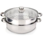 Cuiseur  vapeur en acier marmite  vapeur marmite  vapeur en acier casserole en acier inoxydable pour ...