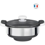 Cuiseur vapeur pour robot cuiseur companion moulinex xf384b10 avec 2 niveaux de cuisson supplmentaires ...