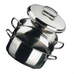 Cuiseur vapeur - vapor in metalsomma - inox 18 / 10 - � 22 cm - compatible lave - vaisselle