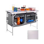 Cuisine camping - vanit ck12 rk7 - pliable - 2 grands compartiments - sac de transport