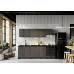 Cuisine compl�te culatra dmora en bois nobilit� gris anthracite