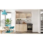 Cuisine complete mela 1m80 - chene clair sonoma