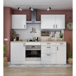 Cuisine compl�te moriantha dmora en bois nobilit� blanc