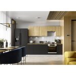 Cuisine denis noir bois 2m40