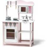 Cuisine pour enfants en bois avec accessoires rose - cuisines pour enfants