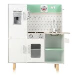 Cuisine enfant en bois - baby vivo - gustavo en blanc - recette jeu dimitation tableau cuisinire ducatif ...