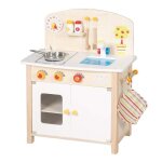 Roba cuisine de jeu avec accssoires - bois naturel / blanc - plaque de cuisson four �vier accessoires ...