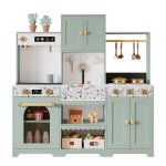 Cuisine enfantcuisine jouet multifonctionnelle �quip�e d?accessoires de cuisine30x90x98cm