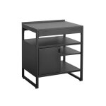 Cuisine ext�rieure acier 1 porte 3 �tag�res l80cm kea