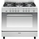 Cuisinire 90 x 60 cm glem ge960cvix2 inox