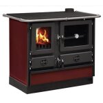 Cuisinire  bois magnum mbs en fonte sortie ct droit - bordeaux