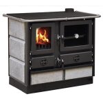 Cuisinire  bois magnum mbs en fonte sortie ct droit - pierre ollaire