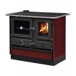 Cuisinire  bois magnum thermo mbs en fonte bouilleur sortie ct gauche - bordeaux
