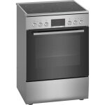 Cuisinire bosch serie 4 hkr39c250 - plaque  induction - noir gris - four lectrique - 66l