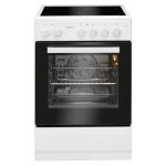 Cuisinire lectrique 4 plaques vitrocramiques et four 43l blanc bomann ehc7939 - blanc