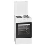 Cuisinière électrique - bomann - eh 561 - 4 plaques - four 48l - blanc Cuisinière électrique - bomann - eh 561 - 4 plaques - four 48l - blanc