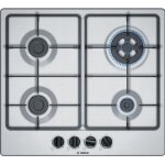 Cuisinière à gaz bosch serie 4 pgh6b5b60 - acier inoxydable - noir - 4 brûleurs - fonte Cuisinière à gaz bosch serie 4 pgh6b5b60 - acier inoxydable - noir - 4 brûleurs - fonte